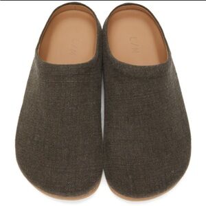 Lauren Manoogian Canvas Mono Slippers